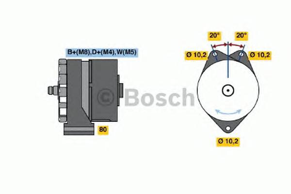 BOSCH 0 986 033 100 купити в Україні за вигідними цінами від компанії ULC