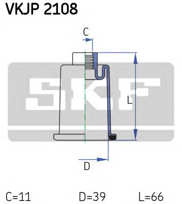 SKF VKJP 2108 купить в Украине по выгодным ценам от компании ULC