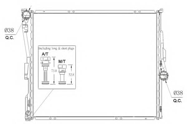 NRF 53956 купити в Україні за вигідними цінами від компанії ULC