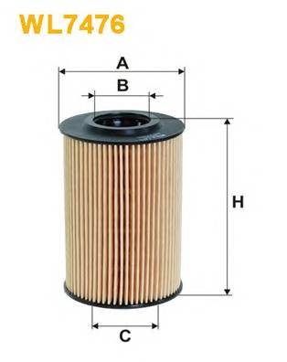 WIX FILTERS WL7476 купити в Україні за вигідними цінами від компанії ULC