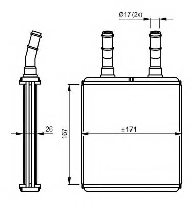 NRF 54291 купити в Україні за вигідними цінами від компанії ULC