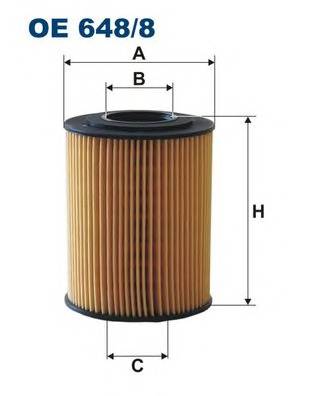 FILTRON OE648/8 купити в Україні за вигідними цінами від компанії ULC