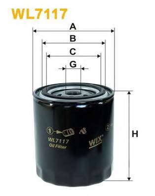 WIX FILTERS WL7117 купить в Украине по выгодным ценам от компании ULC