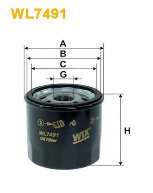 WIX FILTERS WL7491 купити в Україні за вигідними цінами від компанії ULC