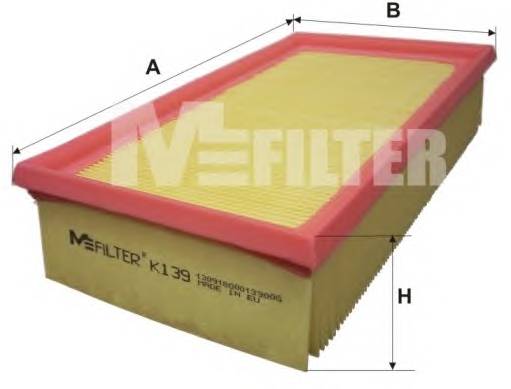 MFILTER K139 купити в Україні за вигідними цінами від компанії ULC