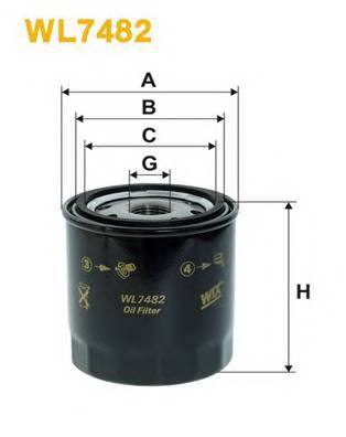 WIX FILTERS WL7482 купити в Україні за вигідними цінами від компанії ULC