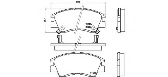 BREMBO P 54 008 купить в Украине по выгодным ценам от компании ULC