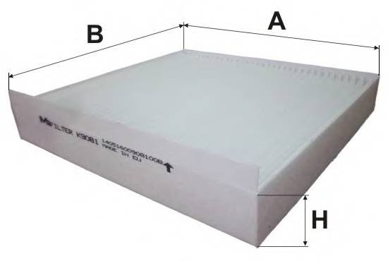 MFILTER K9081 купити в Україні за вигідними цінами від компанії ULC