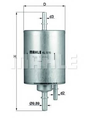 KNECHT KL 570 купити в Україні за вигідними цінами від компанії ULC