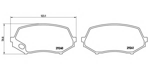 BREMBO P 54 044 купить в Украине по выгодным ценам от компании ULC