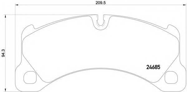 BREMBO P 65 026 купити в Україні за вигідними цінами від компанії ULC