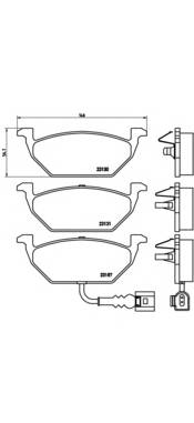 BREMBO P 85 072 купить в Украине по выгодным ценам от компании ULC