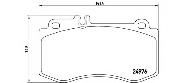 BREMBO P 50 087 купить в Украине по выгодным ценам от компании ULC