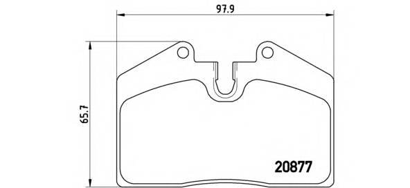 BREMBO P 85 094 купити в Україні за вигідними цінами від компанії ULC