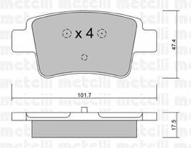 METELLI 22-0705-0 купити в Україні за вигідними цінами від компанії ULC