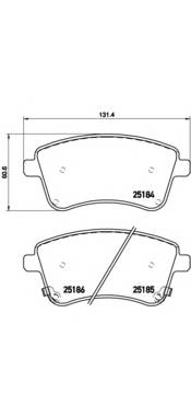 BREMBO P 30 064 купити в Україні за вигідними цінами від компанії ULC