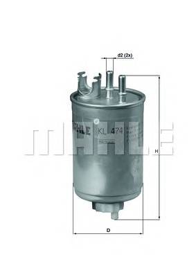 KNECHT KL 474 купити в Україні за вигідними цінами від компанії ULC