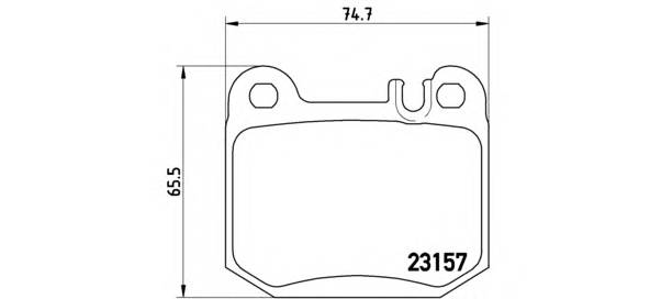 BREMBO P 50 043 купить в Украине по выгодным ценам от компании ULC