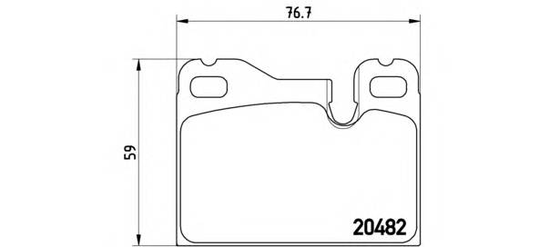 BREMBO P 65 003 купити в Україні за вигідними цінами від компанії ULC