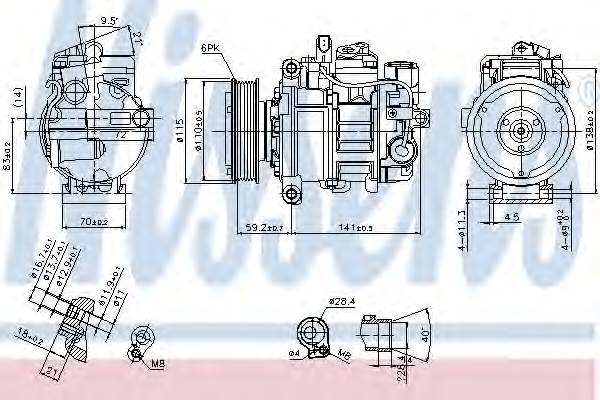 NISSENS 89384 купить в Украине по выгодным ценам от компании ULC