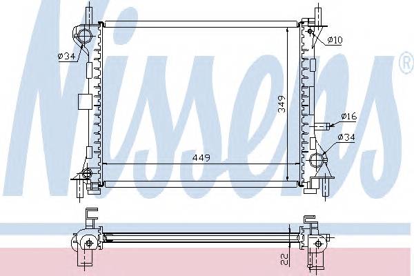 NISSENS 62074A купить в Украине по выгодным ценам от компании ULC