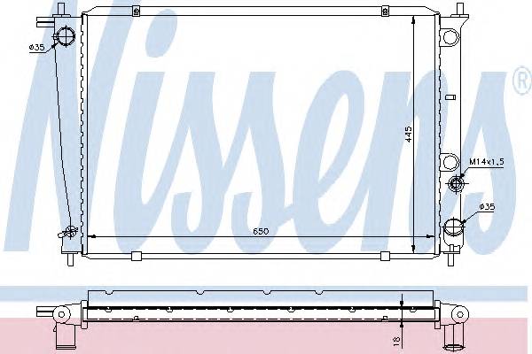 NISSENS 67039 купить в Украине по выгодным ценам от компании ULC