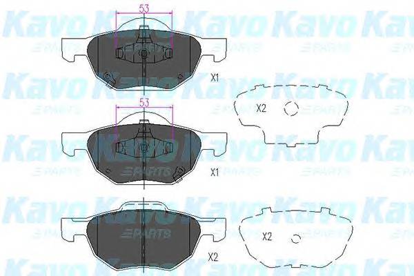 KAVO PARTS KBP-2036 купити в Україні за вигідними цінами від компанії ULC