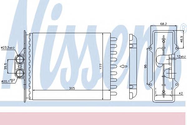 NISSENS 72657 купить в Украине по выгодным ценам от компании ULC