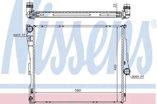 NISSENS 60803A купити в Україні за вигідними цінами від компанії ULC