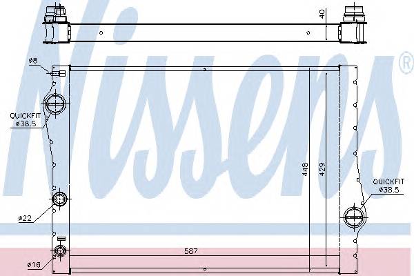 NISSENS 60823 купить в Украине по выгодным ценам от компании ULC